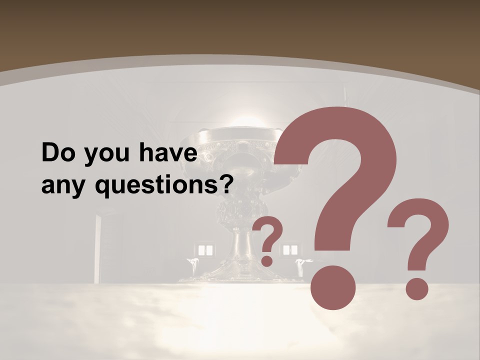 Artwork Calice Nature PowerPoint Template