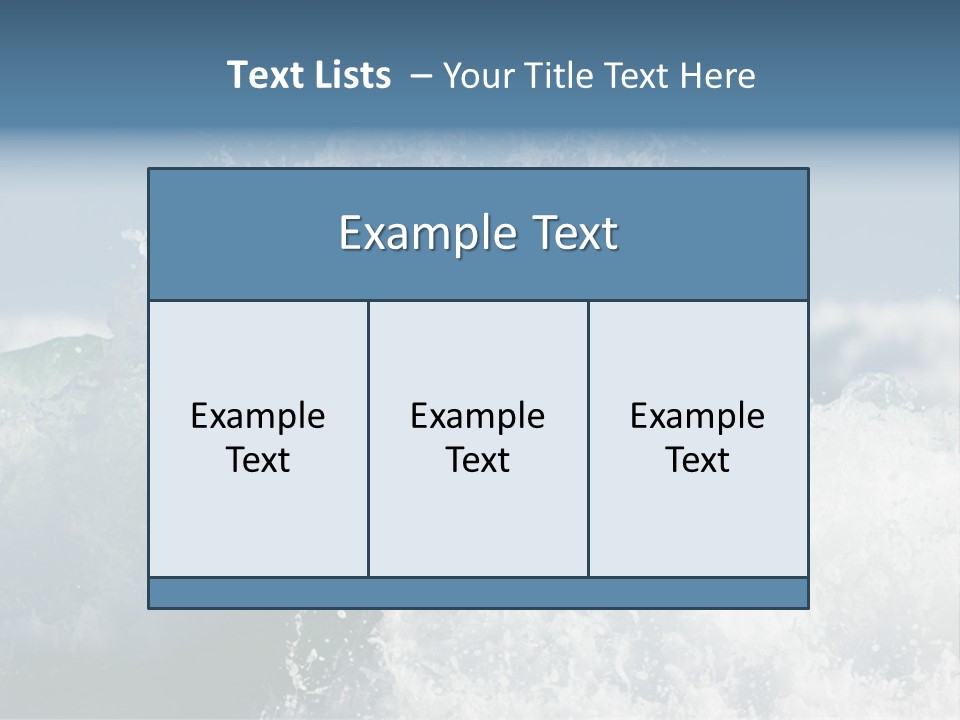 Sunny Ocean Surfing PowerPoint Template