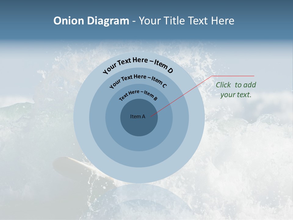 Sunny Ocean Surfing PowerPoint Template