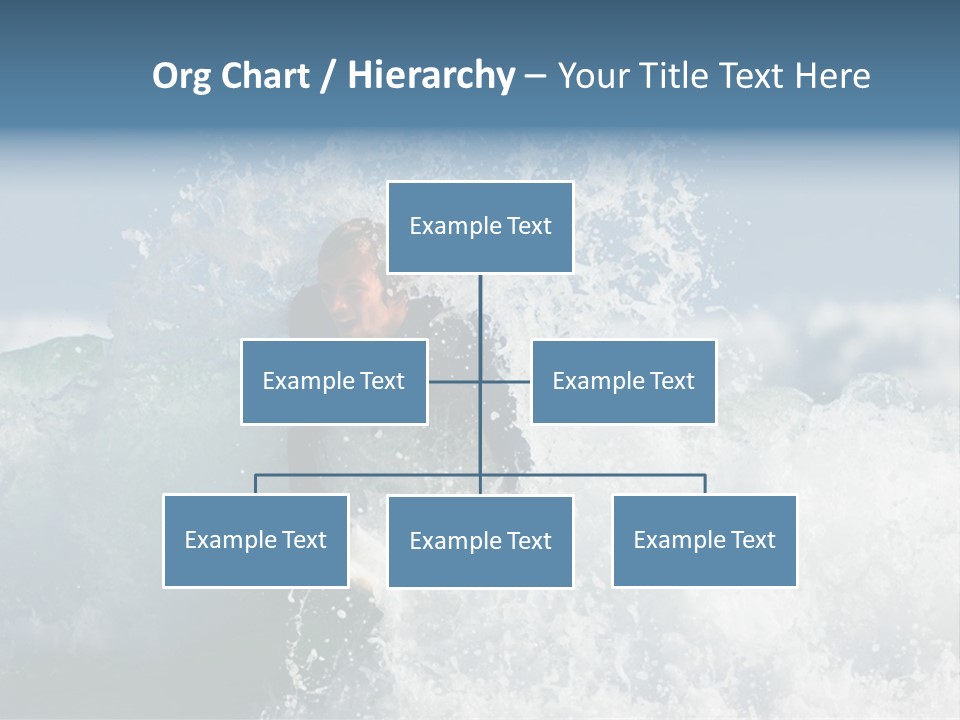 Sunny Ocean Surfing PowerPoint Template