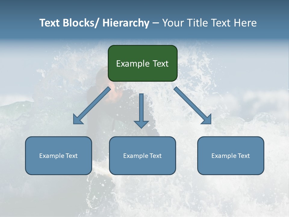 Sunny Ocean Surfing PowerPoint Template
