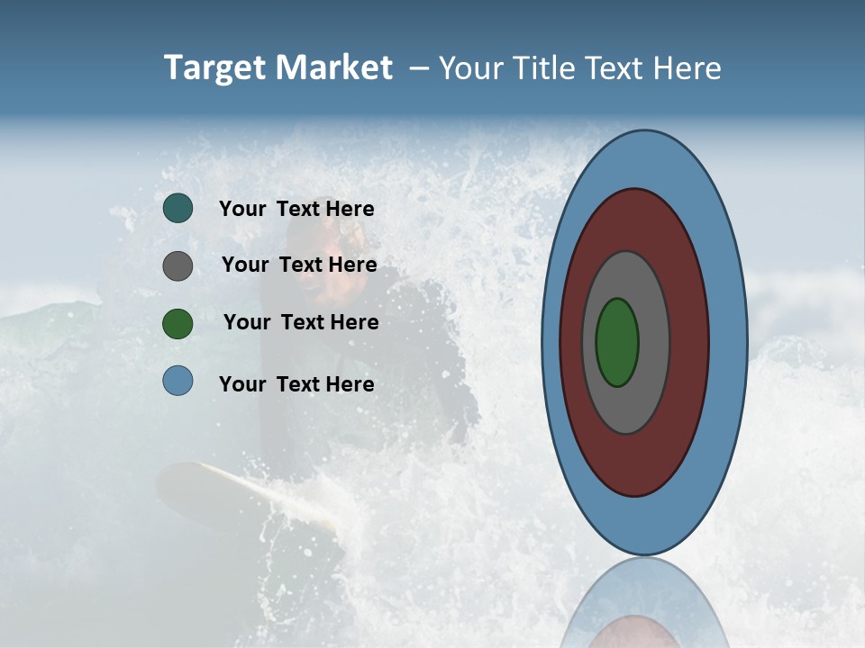 Sunny Ocean Surfing PowerPoint Template