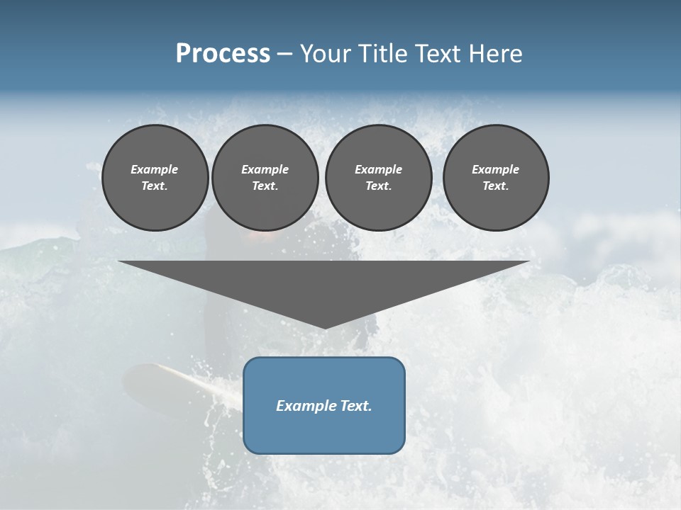 Sunny Ocean Surfing PowerPoint Template