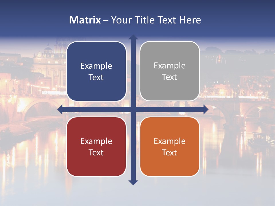 Twilight Clouds Sky PowerPoint Template