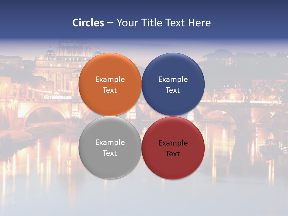 Twilight Clouds Sky PowerPoint Template