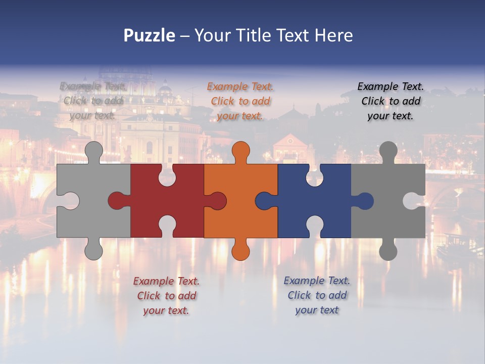 Twilight Clouds Sky PowerPoint Template