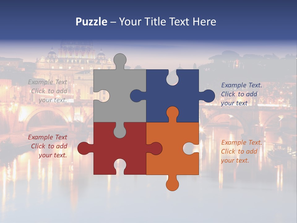 Twilight Clouds Sky PowerPoint Template