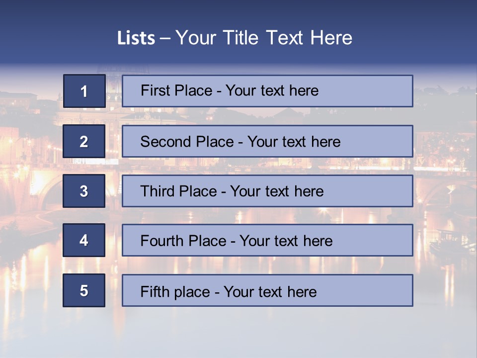 Twilight Clouds Sky PowerPoint Template