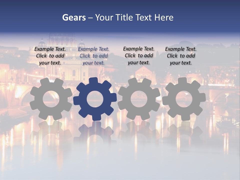 Twilight Clouds Sky PowerPoint Template