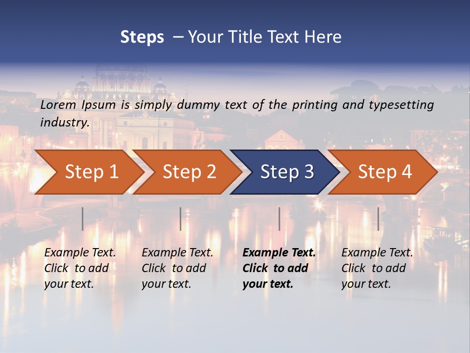 Twilight Clouds Sky PowerPoint Template