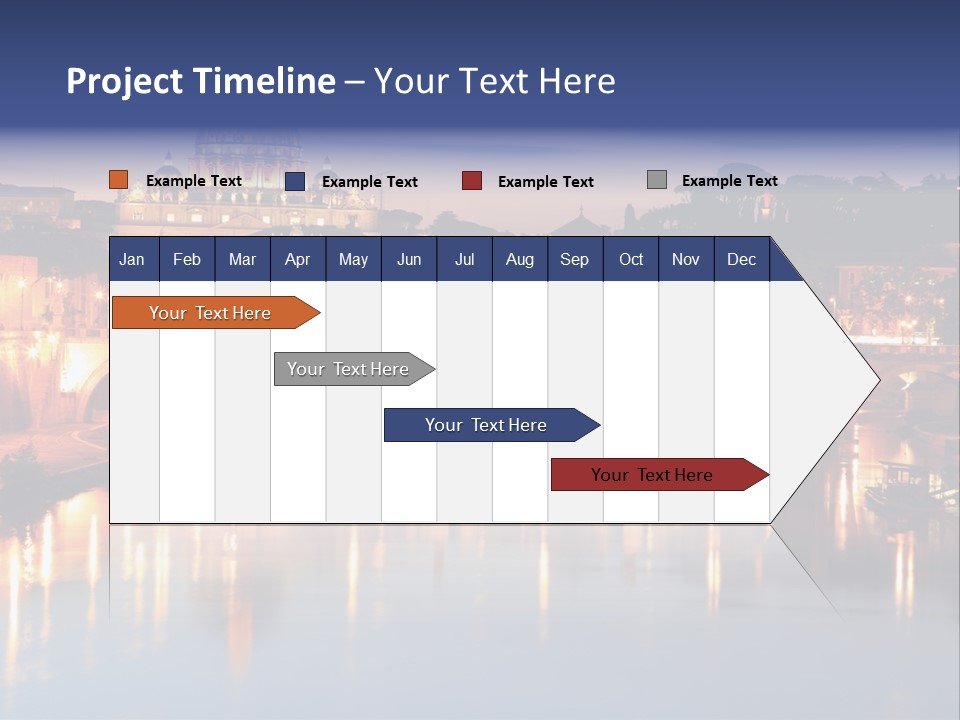 Twilight Clouds Sky PowerPoint Template