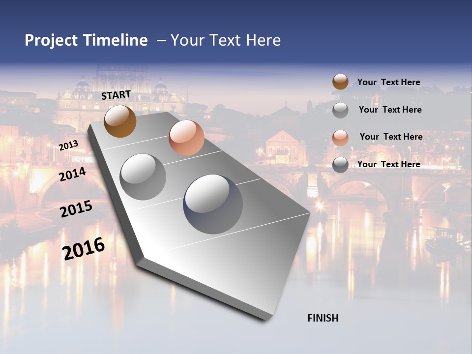 Twilight Clouds Sky PowerPoint Template