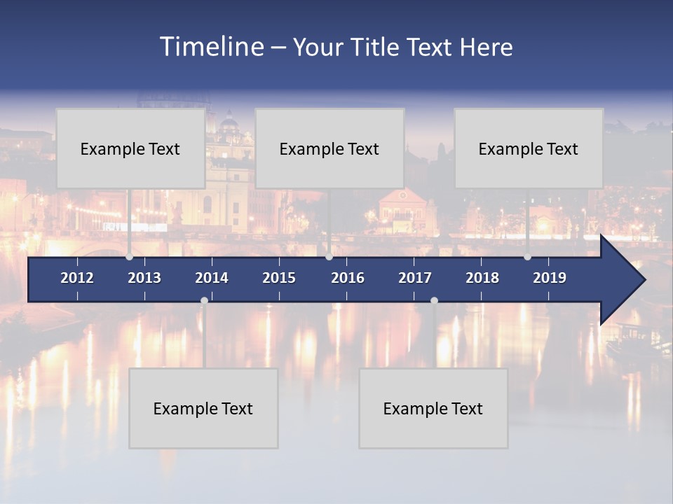 Twilight Clouds Sky PowerPoint Template