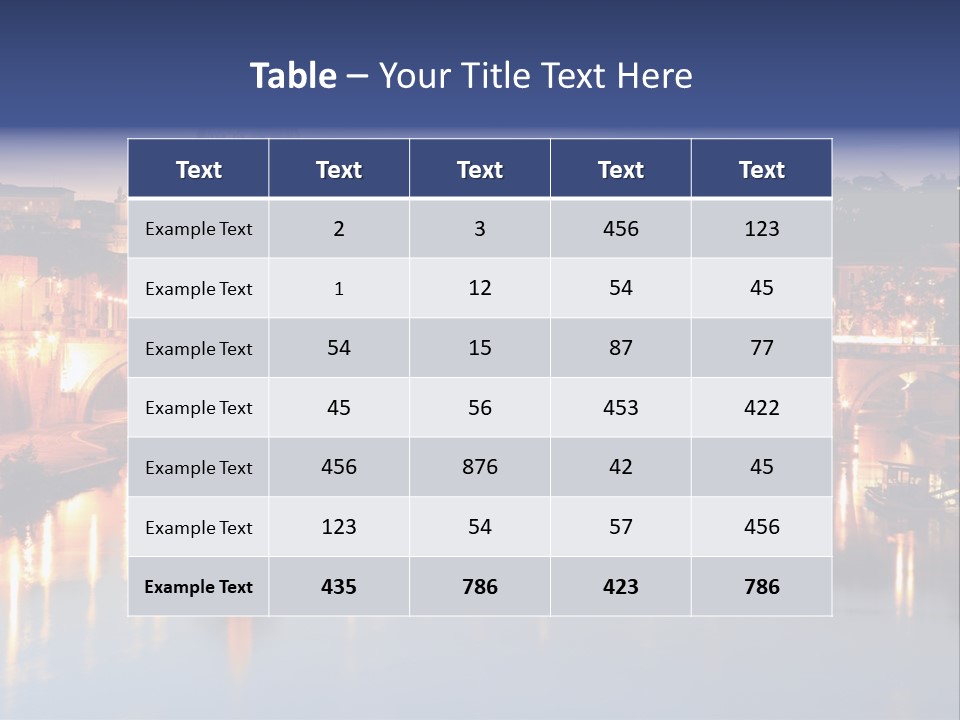 Twilight Clouds Sky PowerPoint Template