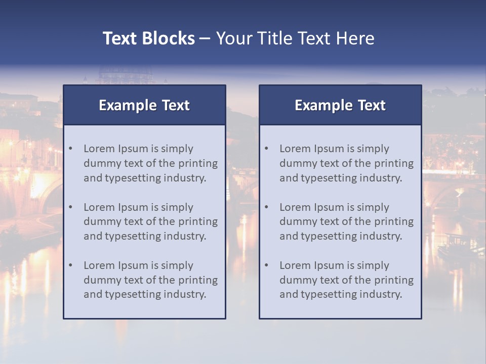 Twilight Clouds Sky PowerPoint Template