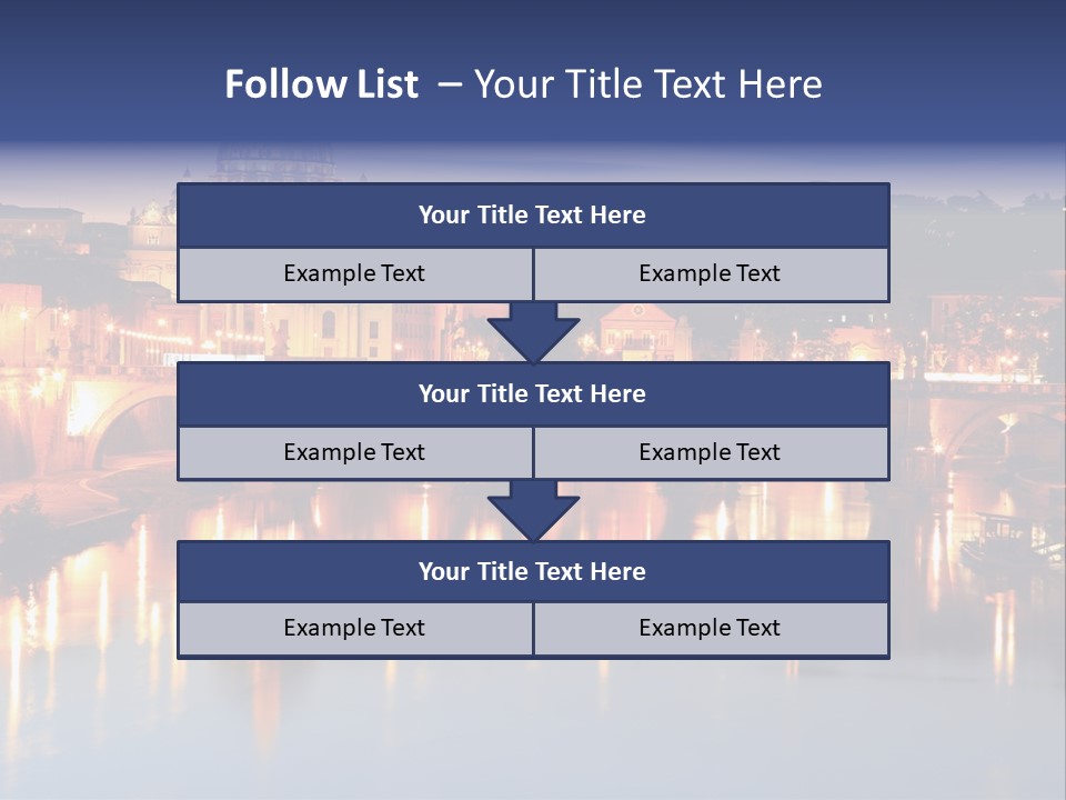 Twilight Clouds Sky PowerPoint Template