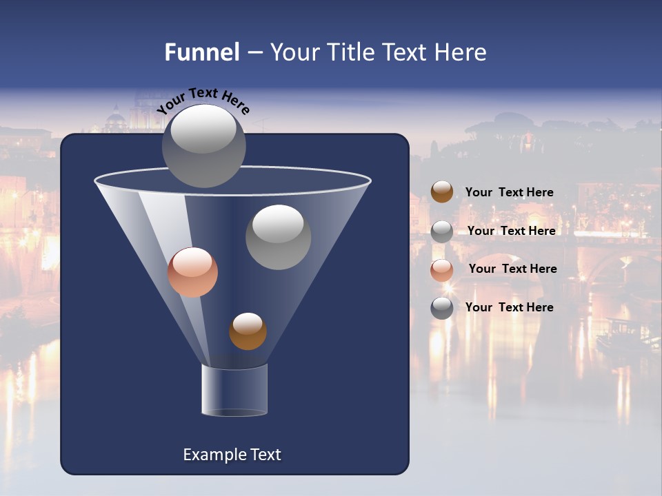 Twilight Clouds Sky PowerPoint Template