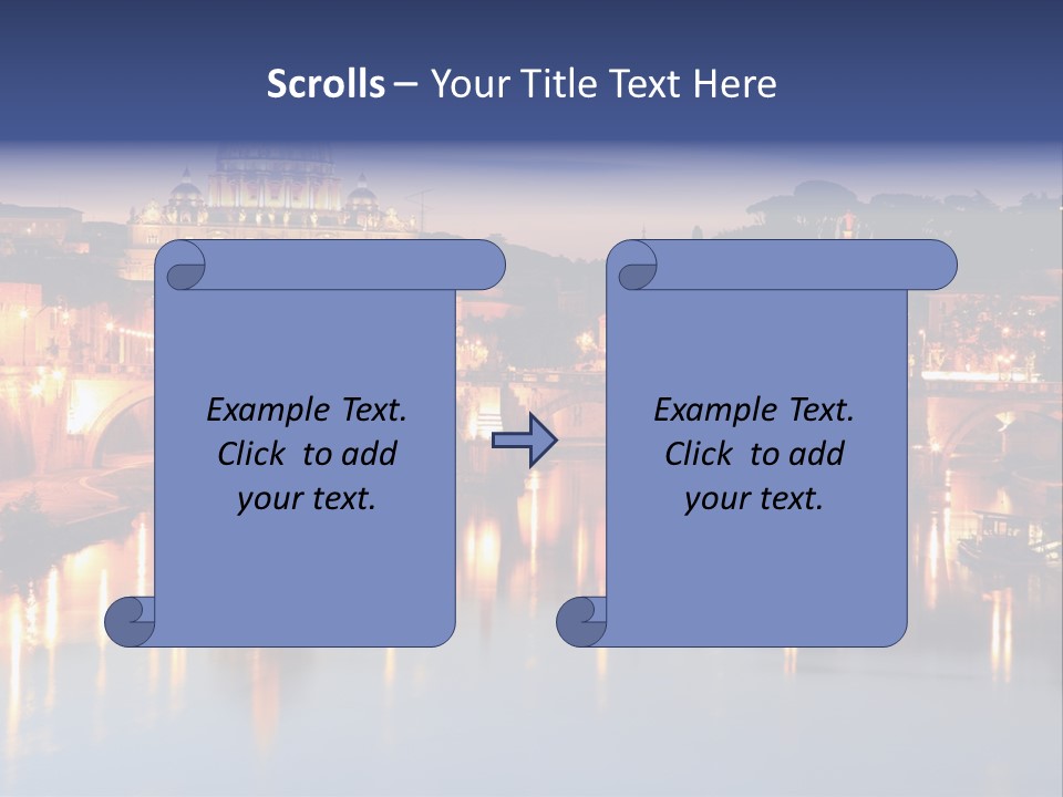Twilight Clouds Sky PowerPoint Template