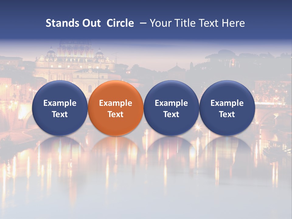 Twilight Clouds Sky PowerPoint Template