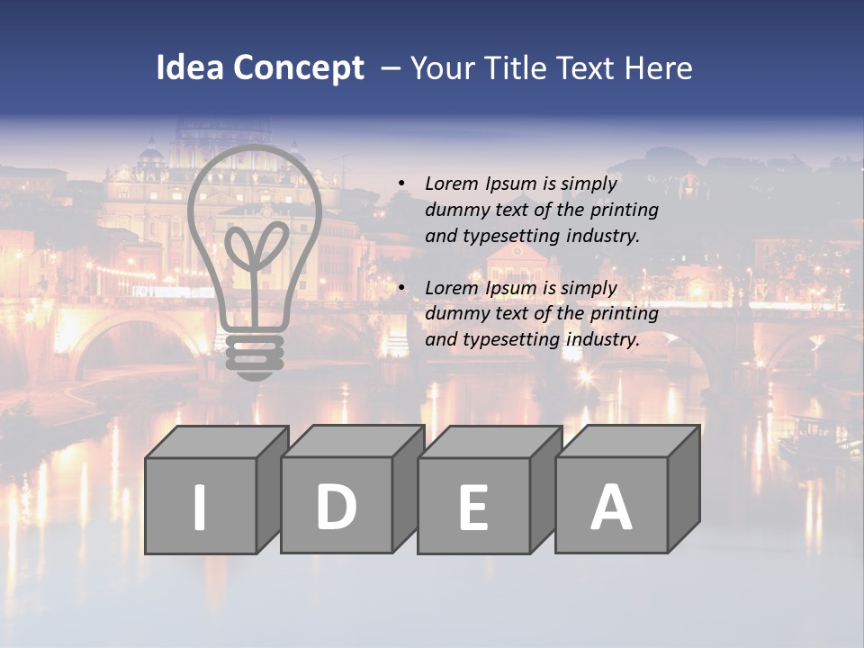 Twilight Clouds Sky PowerPoint Template