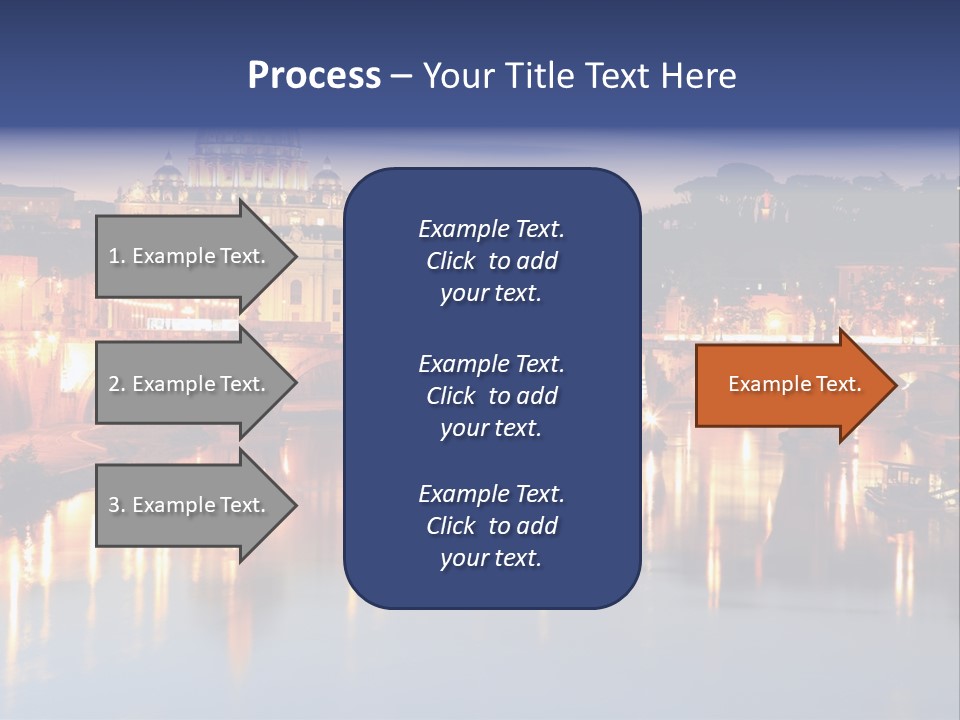 Twilight Clouds Sky PowerPoint Template
