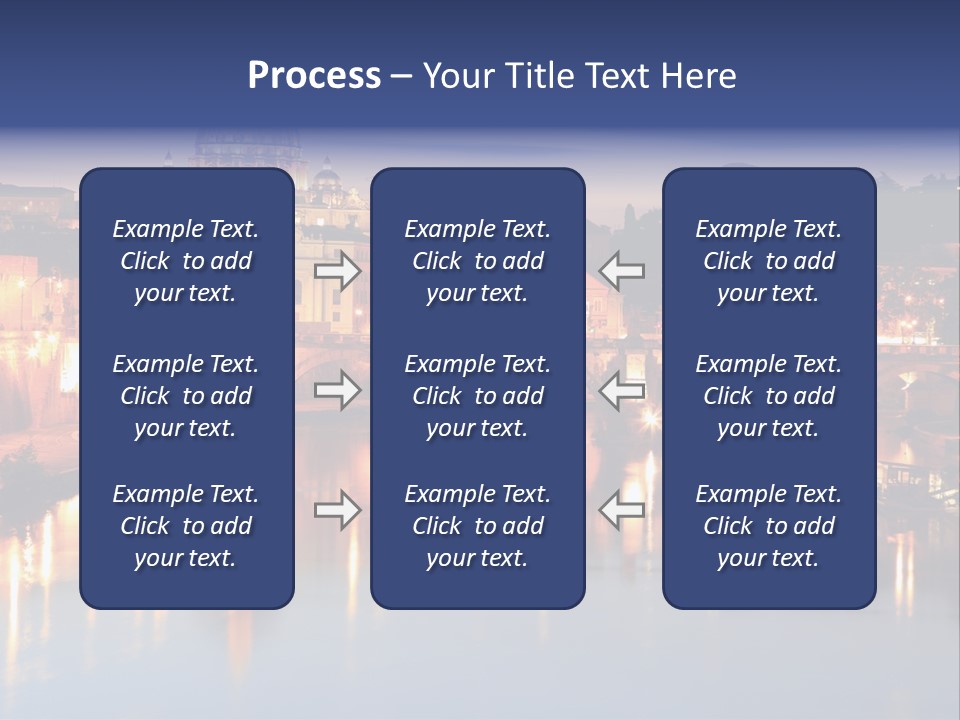 Twilight Clouds Sky PowerPoint Template