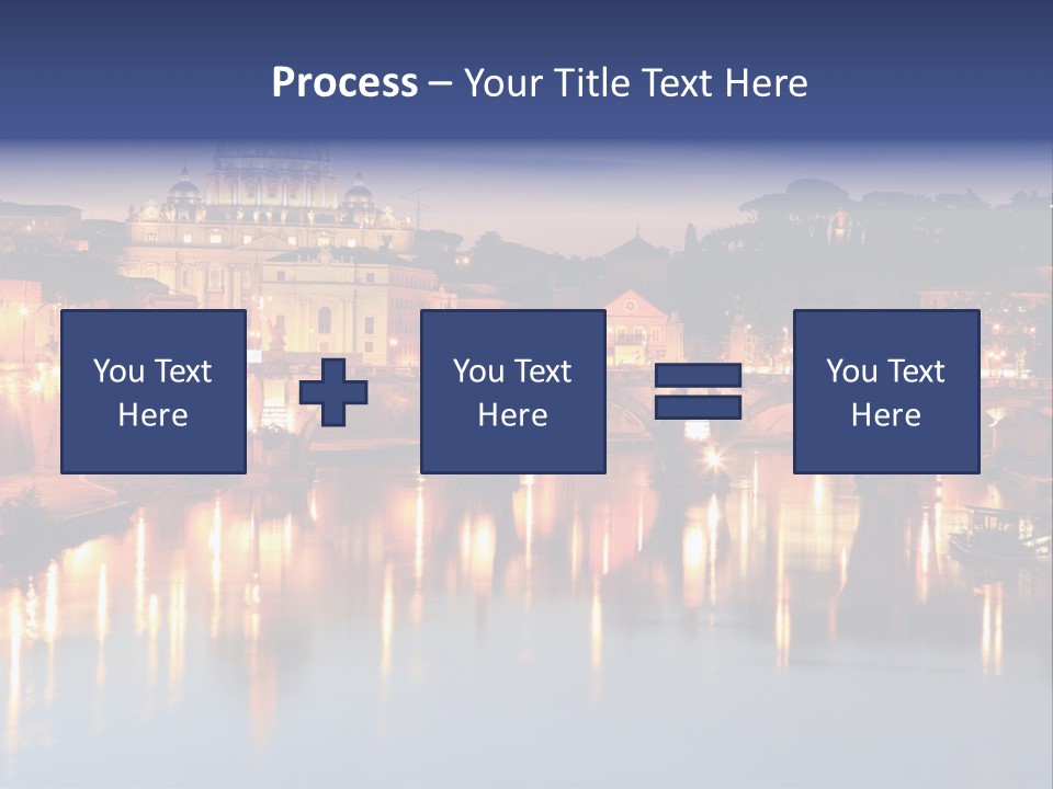 Twilight Clouds Sky PowerPoint Template
