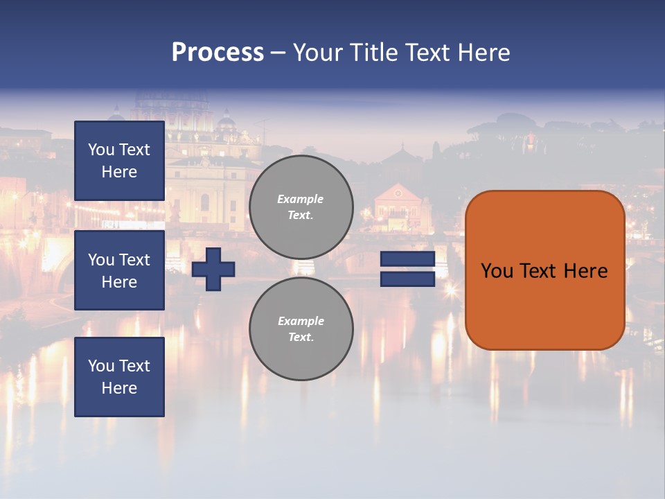 Twilight Clouds Sky PowerPoint Template