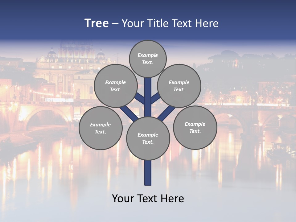 Twilight Clouds Sky PowerPoint Template