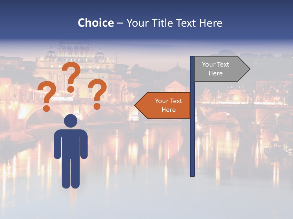 Twilight Clouds Sky PowerPoint Template