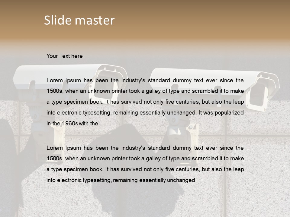 Private Watching Industry PowerPoint Template