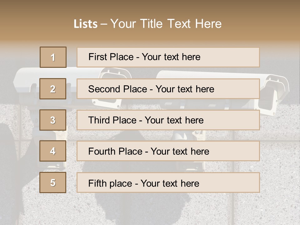 Private Watching Industry PowerPoint Template