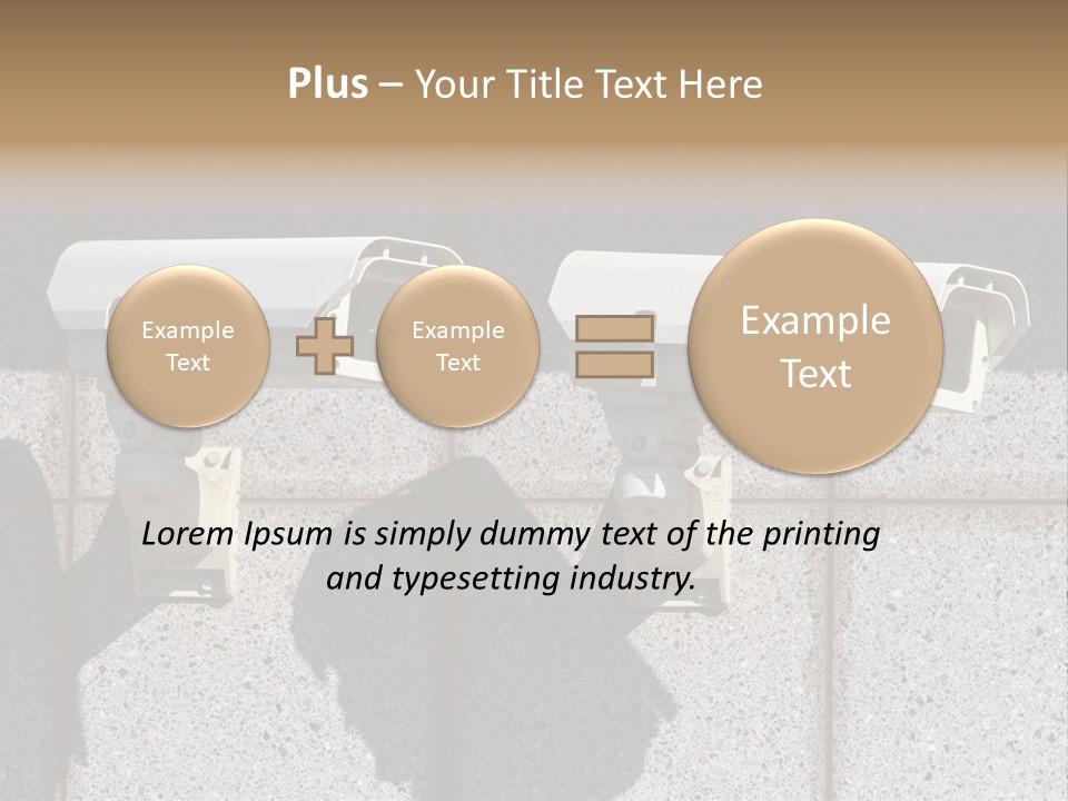 Private Watching Industry PowerPoint Template