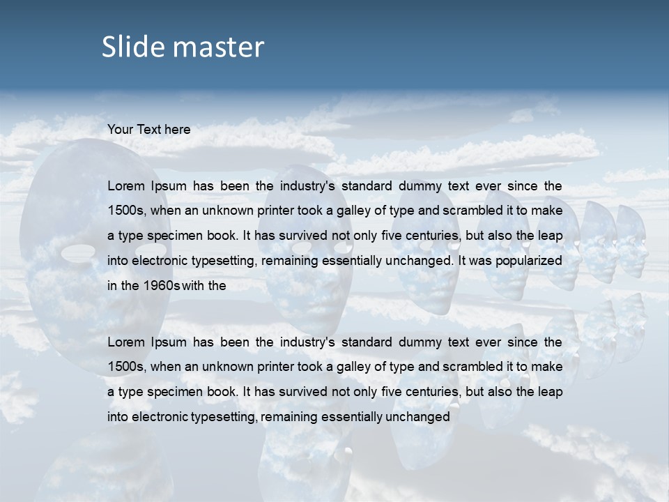 Shapes Bizarre Science PowerPoint Template