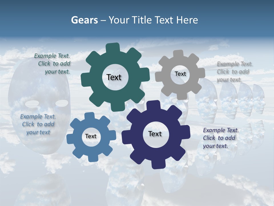 Shapes Bizarre Science PowerPoint Template