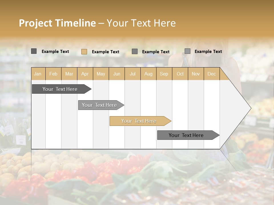 Fresh Diet Woman PowerPoint Template