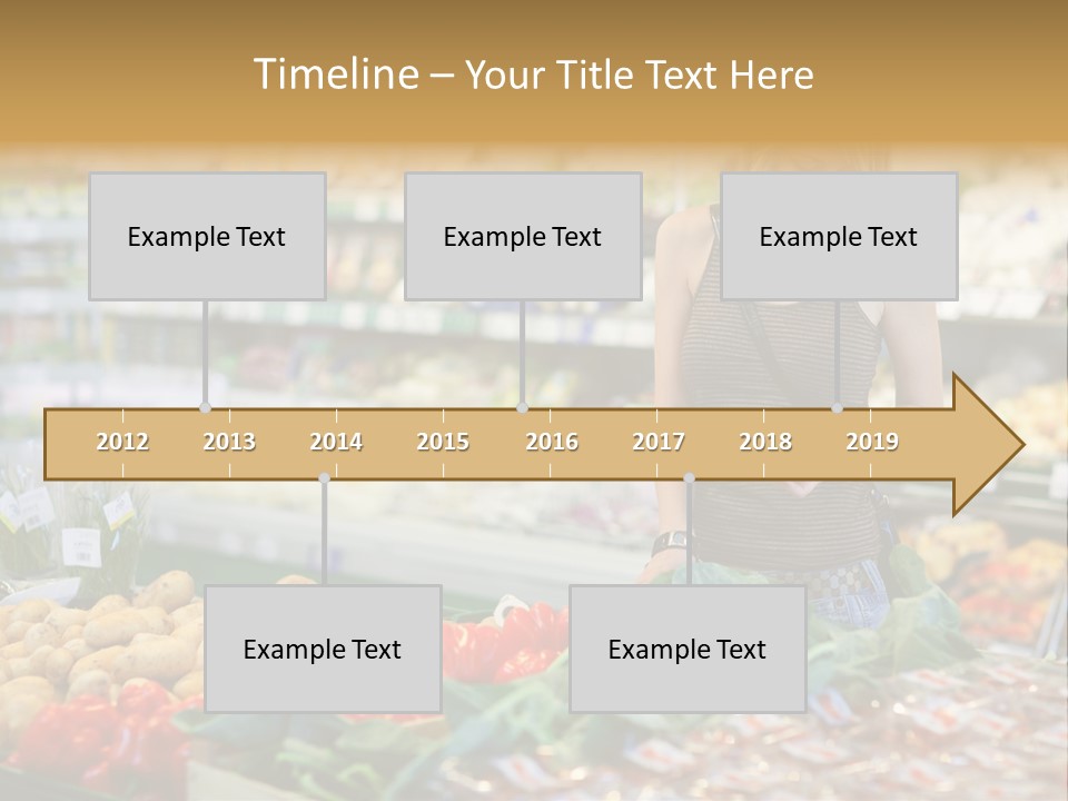 Fresh Diet Woman PowerPoint Template