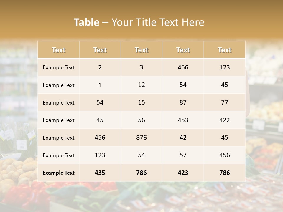 Fresh Diet Woman PowerPoint Template