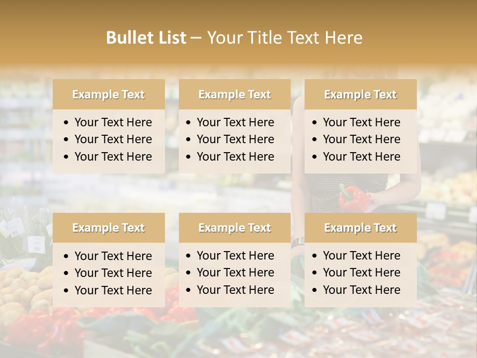 Fresh Diet Woman PowerPoint Template