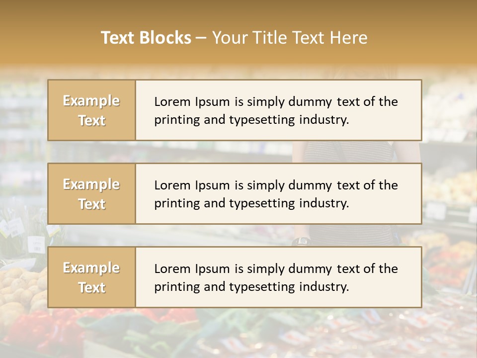 Fresh Diet Woman PowerPoint Template