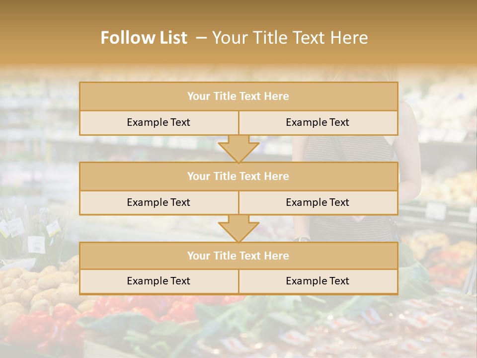 Fresh Diet Woman PowerPoint Template