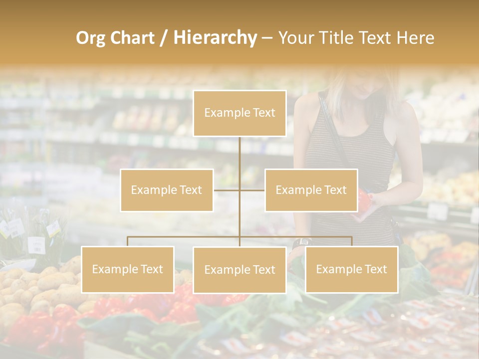 Fresh Diet Woman PowerPoint Template