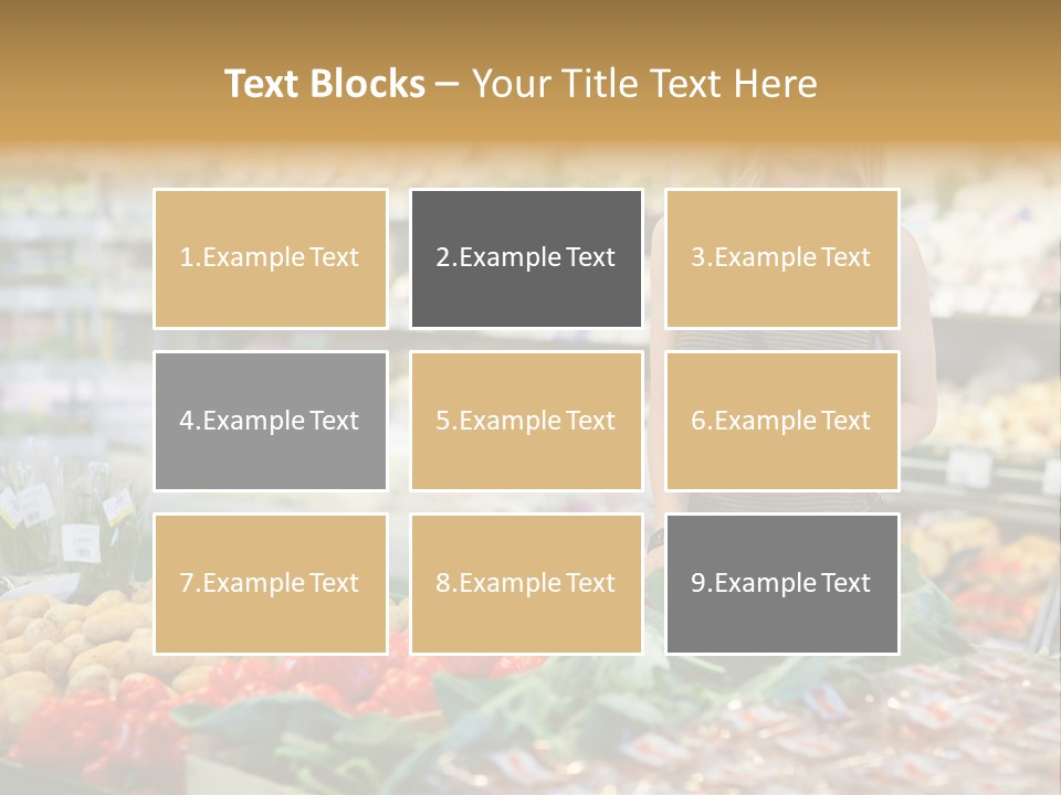 Fresh Diet Woman PowerPoint Template