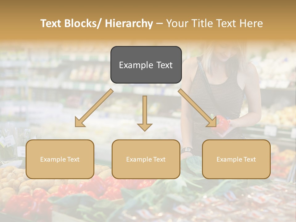 Fresh Diet Woman PowerPoint Template