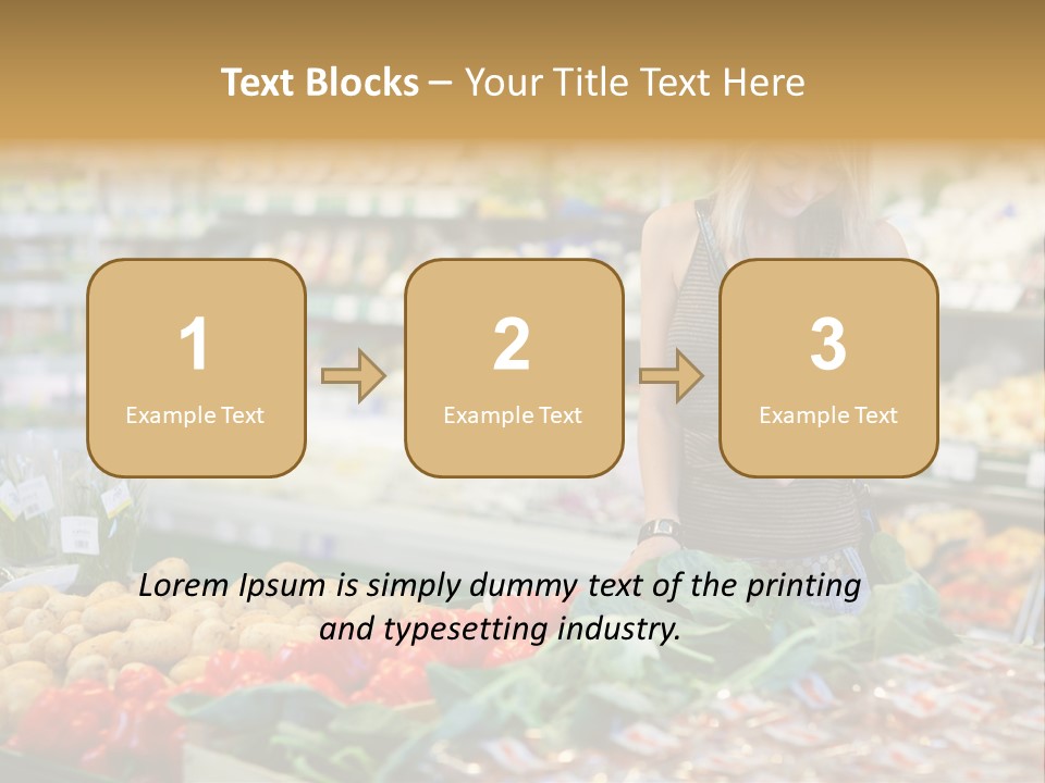 Fresh Diet Woman PowerPoint Template