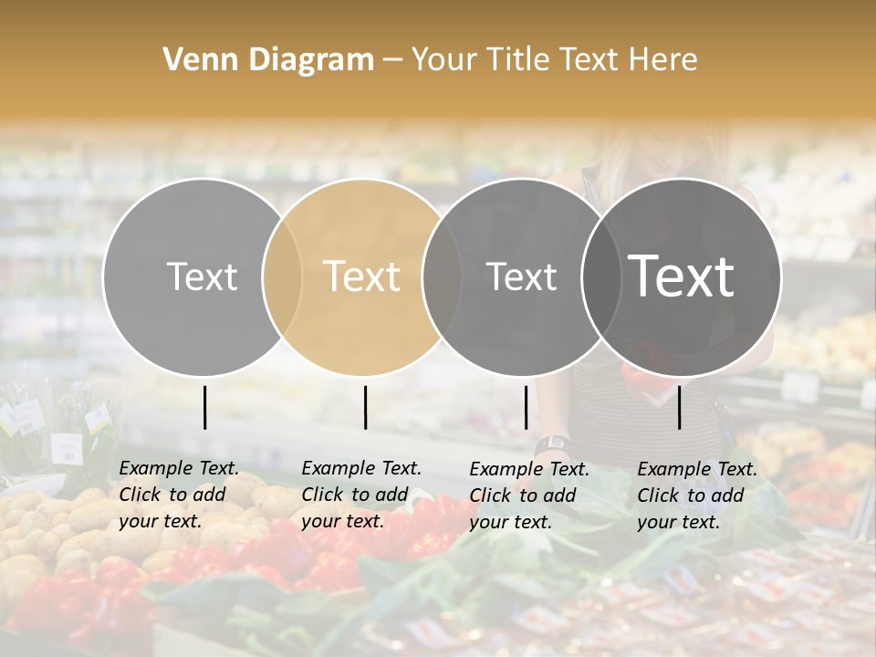 Fresh Diet Woman PowerPoint Template