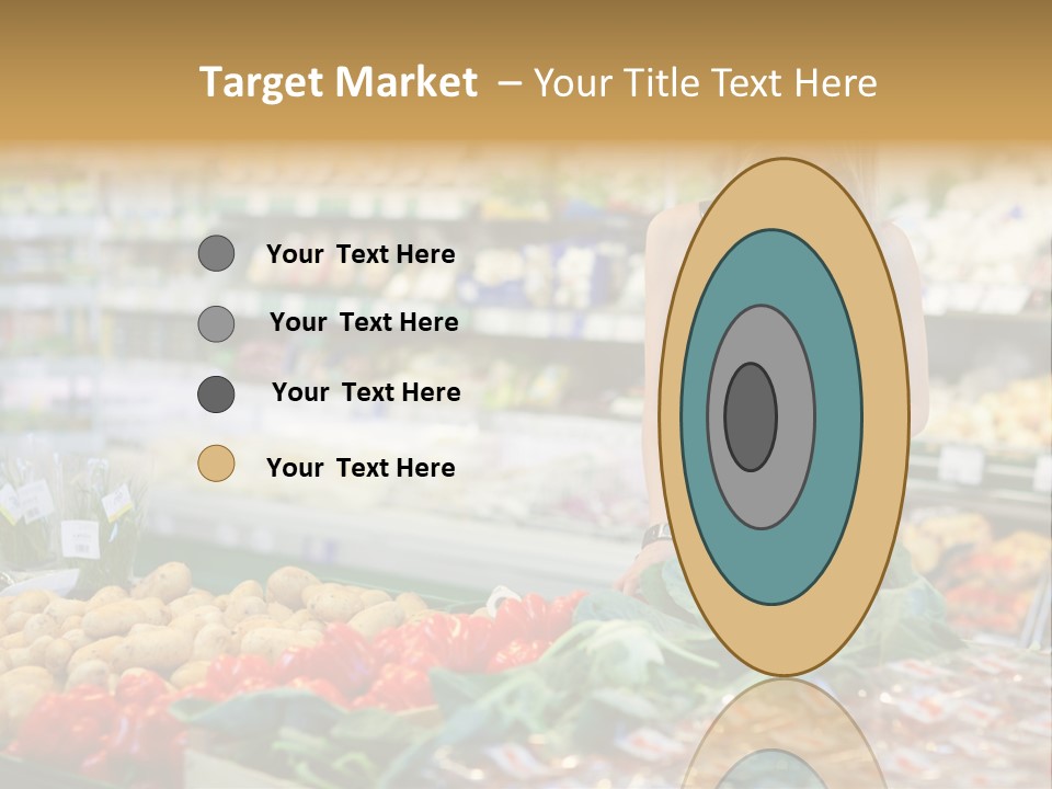 Fresh Diet Woman PowerPoint Template