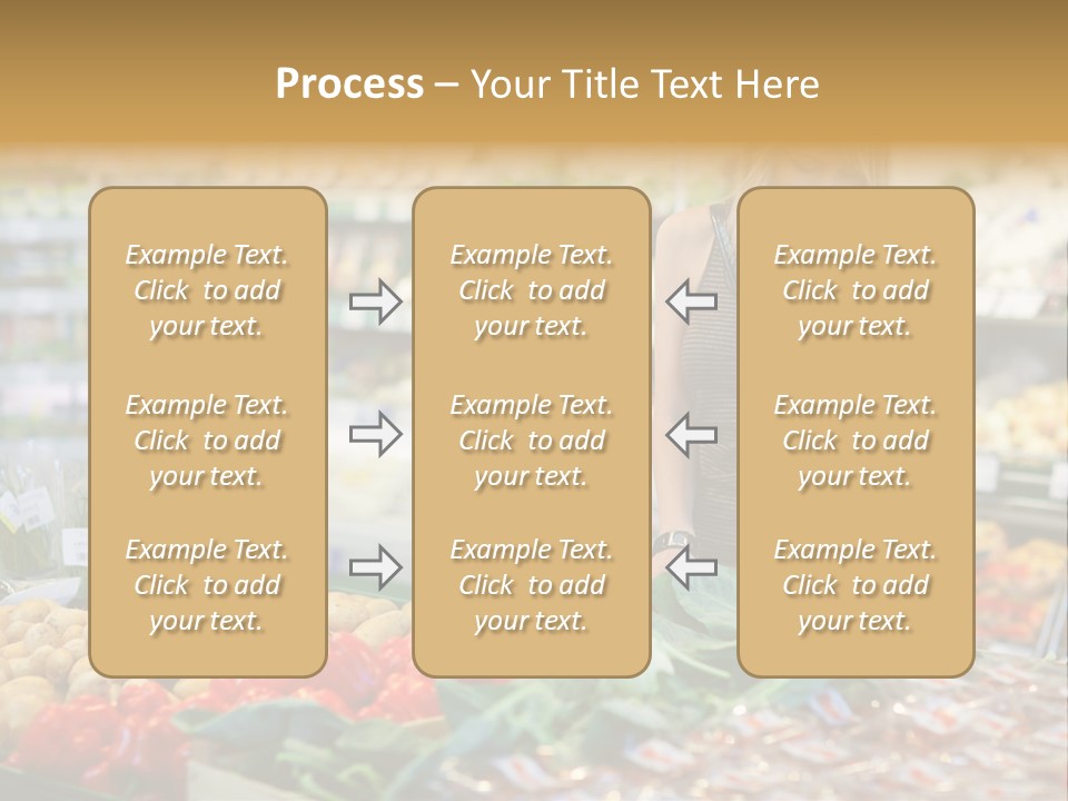 Fresh Diet Woman PowerPoint Template
