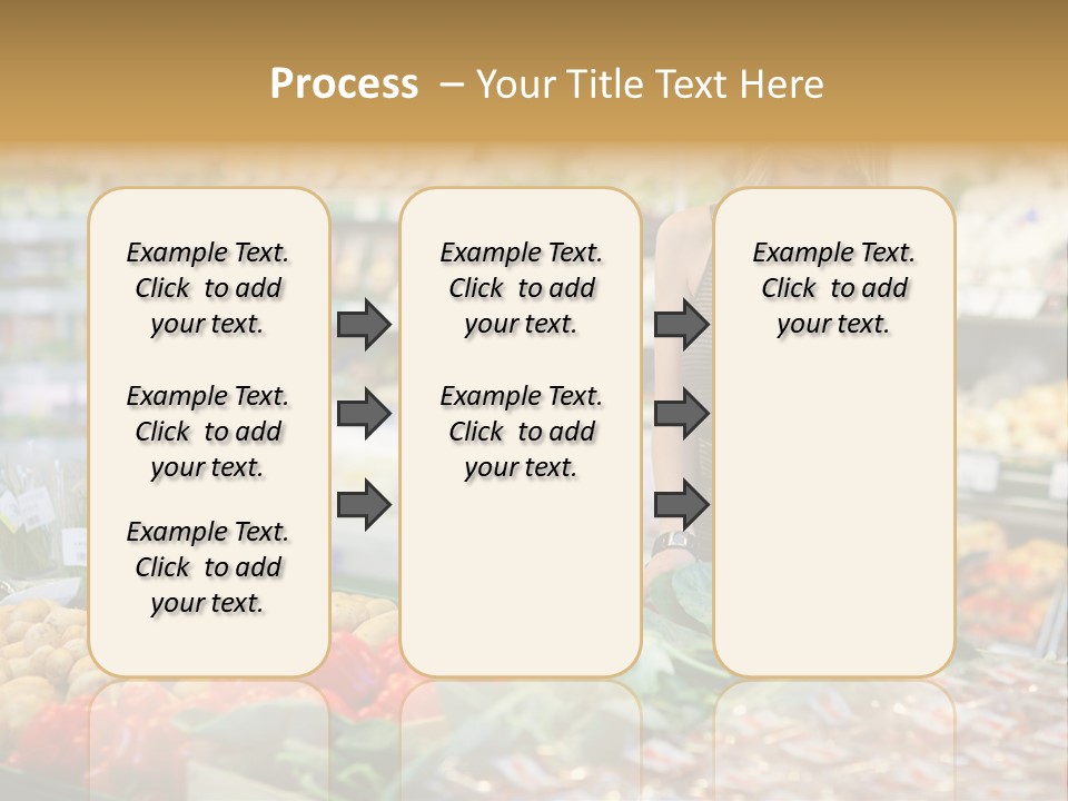 Fresh Diet Woman PowerPoint Template