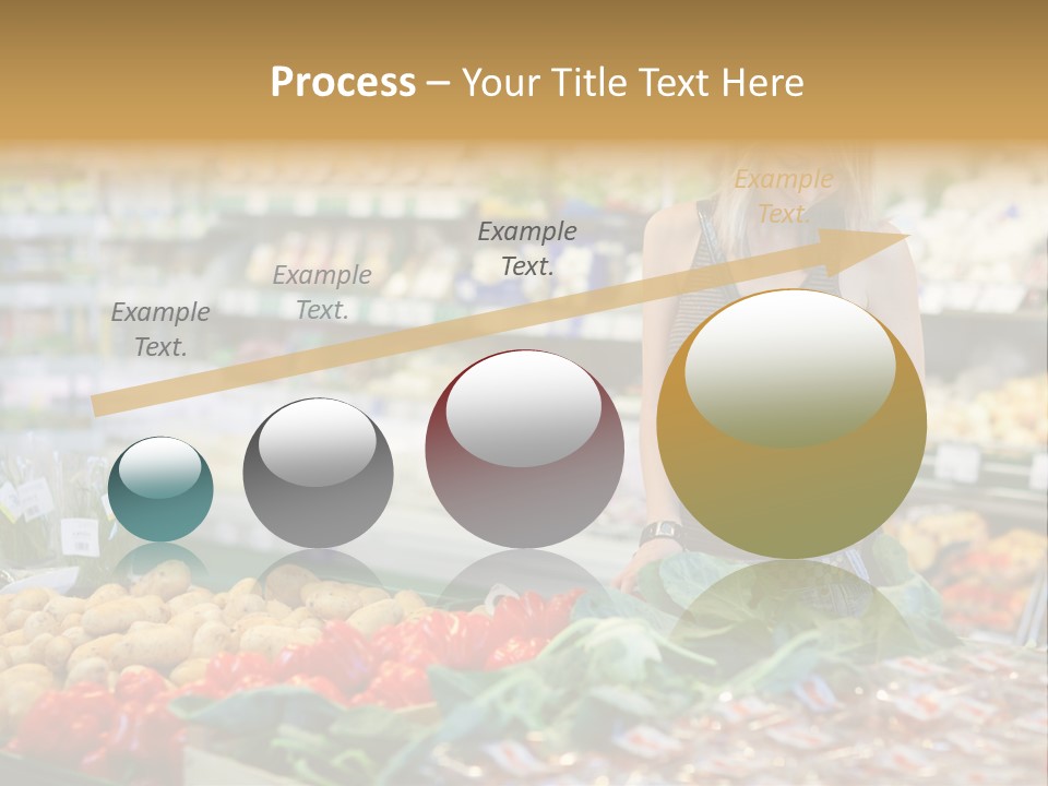 Fresh Diet Woman PowerPoint Template